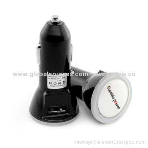 Car Chargers with LED Light, 2.1A Output